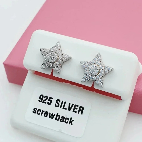 925 Sterling Silver Cubic Zirconia Earrings, U19254580 - Picture 11 of 11